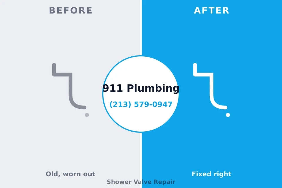Before and after: plumbing repair Sterling Heights, MI